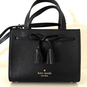 Kate Spade Black Tassel Satchel